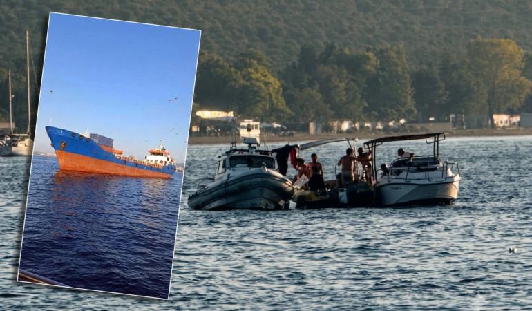 Yalova Açıklarında Deniz Kazası: Ticari Gemi Özel Tekneye Çarptı, 2 Kişi Son Anda Kurtuldu