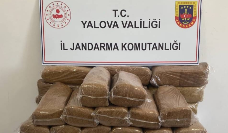 Yalova’da Kaçak Tütün Operasyonu: Jandarmadan 160 Kilogram Bandrolsüz Tütün Ele Geçirildi 1 Yalova’da Kaçak Tütün Operasyonu: Jandarmadan 160 Kilogram Bandrolsüz Tütün Ele Geçirildi