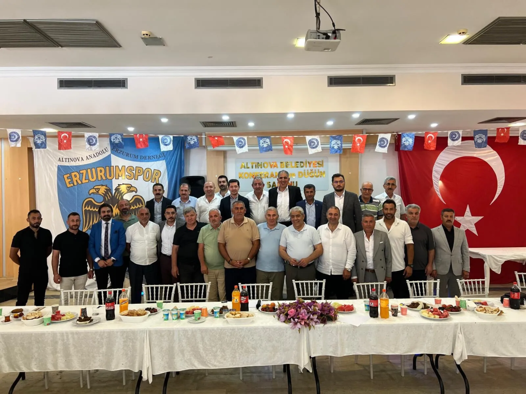 Erzurum Dernek Başkanları Altınova'da Buluştu: ERKON İstişare Toplantısında Birlik ve Dayanışma Mesajı