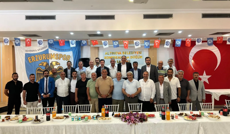 Erzurum Dernek Başkanları Altınova'da Buluştu: ERKON İstişare Toplantısında Birlik ve Dayanışma Mesajı