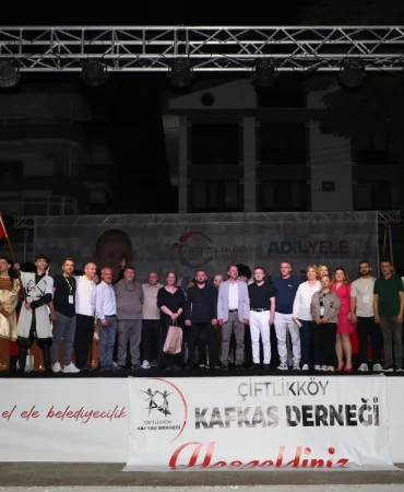 Çiftlikköy’de Kafkas Halk Dansları Festivali Coşkusu: Kafkas Şöleni Renkli Gösterilerle Sona Erdi