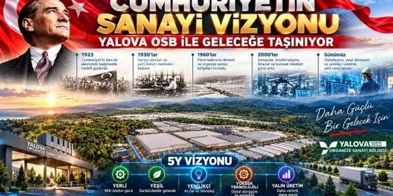 Cumhuriyetin Sanayi Vizyonu Yalova OSB ile Geleceğe Taşınıyor 35 Cumhuriyetin Sanayi Vizyonu Yalova OSB ile Geleceğe Taşınıyor