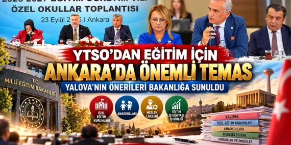 YTSO’dan Eğitim İçin Ankara’da Önemli Temas: Yalova’nın Önerileri Bakanlığa Sunuldu 11 YTSO’dan Eğitim İçin Ankara’da Önemli Temas: Yalova’nın Önerileri Bakanlığa Sunuldu