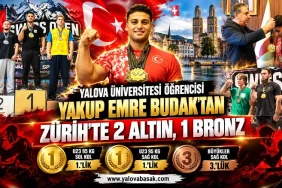 Yalova Üniversitesi Öğrencisi Yakup Emre Budak’tan Zürih’te 2 Altın, 1 Bronz Madalya
