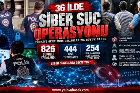 36 İlde Siber Suç Operasyonu: 826 Şüpheli Yakalandı, 444’ü Tutuklandı 6 36 İlde Siber Suç Operasyonu: 826 Şüpheli Yakalandı, 444’ü Tutuklandı