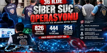 36 İlde Siber Suç Operasyonu: 826 Şüpheli Yakalandı, 444’ü Tutuklandı 15 36 İlde Siber Suç Operasyonu: 826 Şüpheli Yakalandı, 444’ü Tutuklandı
