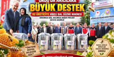 Ordu’da Arıcılara Büyük Destek: 92 Üreticiye Hibeli Bal Süzme Makinesi 16 Ordu’da Arıcılara Büyük Destek: 92 Üreticiye Hibeli Bal Süzme Makinesi