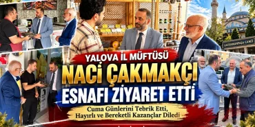Yalova İl Müftüsü Naci Çakmakçı Sahada: Esnafla Buluştu 11 Yalova İl Müftüsü Naci Çakmakçı Sahada: Esnafla Buluştu
