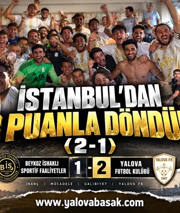 Yalova FK İstanbul’dan 3 Puanla Döndü: Beykoz İshaklı’yı 2-1 Mağlup Etti 9 Yalova FK İstanbul’dan 3 Puanla Döndü: Beykoz İshaklı’yı 2-1 Mağlup Etti