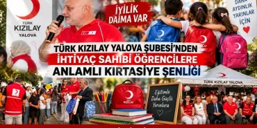 Türk Kızılay Yalova Şubesi’nden 100 Öğrenciye Kırtasiye Desteği 103 Türk Kızılay Yalova Şubesi’nden 100 Öğrenciye Kırtasiye Desteği