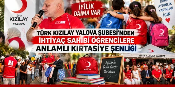 Türk Kızılay Yalova Şubesi’nden 100 Öğrenciye Kırtasiye Desteği 10 Türk Kızılay Yalova Şubesi’nden 100 Öğrenciye Kırtasiye Desteği