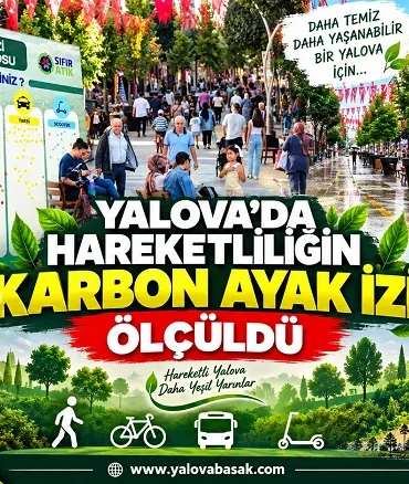 Yalova’da Hareketliliğin Karbon Ayak İzi Ölçüldü