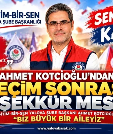 Ahmet Kotcioğlu’ndan Seçim Sonrası Teşekkür Mesajı: “Biz Büyük Bir Aileyiz” 2 Ahmet Kotcioğlu’ndan Seçim Sonrası Teşekkür Mesajı: “Biz Büyük Bir Aileyiz”