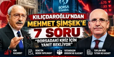 Kılıçdaroğlu’ndan Mehmet Şimşek’e 7 Soru: Borsadaki Gelişmeler İçin Yanıt İstedi 15 Kılıçdaroğlu’ndan Mehmet Şimşek’e 7 Soru: Borsadaki Gelişmeler İçin Yanıt İstedi