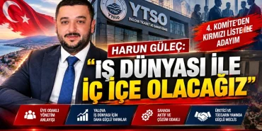 Harun Güleç: “YTSO’da Zihniyet Değişecek, İş Dünyasıyla İç İçe Olacağız” 10 Harun Güleç: “YTSO’da Zihniyet Değişecek, İş Dünyasıyla İç İçe Olacağız”