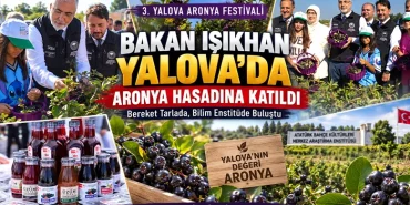 Bakan Işıkhan Yalova’da Aronya Hasadına Katıldı: Bereket Tarlada, Bilim Enstitüde Buluştu 11 Bakan Işıkhan Yalova’da Aronya Hasadına Katıldı: Bereket Tarlada, Bilim Enstitüde Buluştu