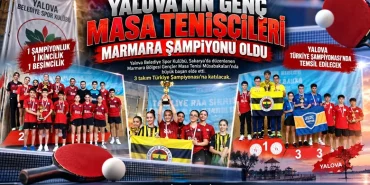 Yalova’nın Genç Masa Tenisçileri Marmara Şampiyonu Oldu