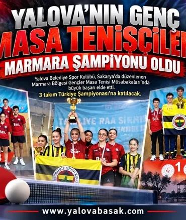 Yalova’nın Genç Masa Tenisçileri Marmara Şampiyonu Oldu 8 Yalova’nın Genç Masa Tenisçileri Marmara Şampiyonu Oldu