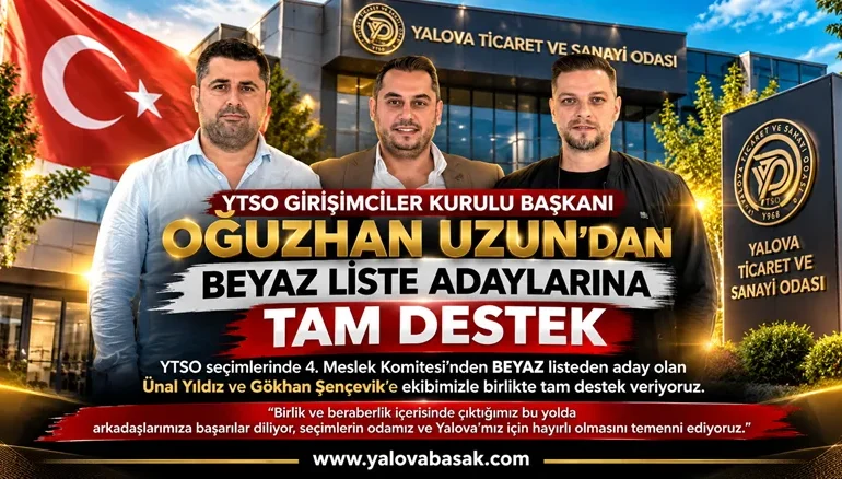 YTSO Girişimciler Kurulu Başkanı Oğuzhan Uzun’dan Beyaz Liste Adaylarına Destek 1 YTSO Girişimciler Kurulu Başkanı Oğuzhan Uzun’dan Beyaz Liste Adaylarına Destek