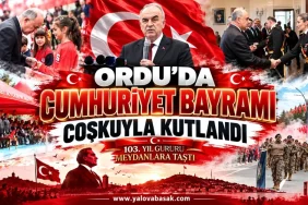 ORDU’DA CUMHURİYET BAYRAMI COŞKUYLA KUTLANDI: 103. YIL GURURU MEYDANLARA TAŞTI
