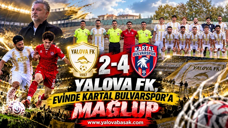 Yalova FK, Evinde Kartal Bulvarspor’a 4-2 Mağlup Oldu