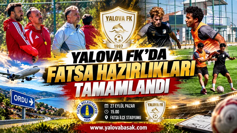 Yalova FK’da Fatsa Belediyespor Maçı Hazırlıkları Tamamlandı