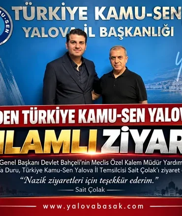 Türkiye Kamu-Sen Yalova İl Temsilcisi Sait Çolak’a Anlamlı Ziyaret 4 Türkiye Kamu-Sen Yalova İl Temsilcisi Sait Çolak’a Anlamlı Ziyaret