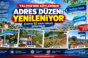 Yalova’nın Köylerinde Adres Düzeni Yenileniyor: 4 Köyde 52 Sokak Tabelası Değiştirildi