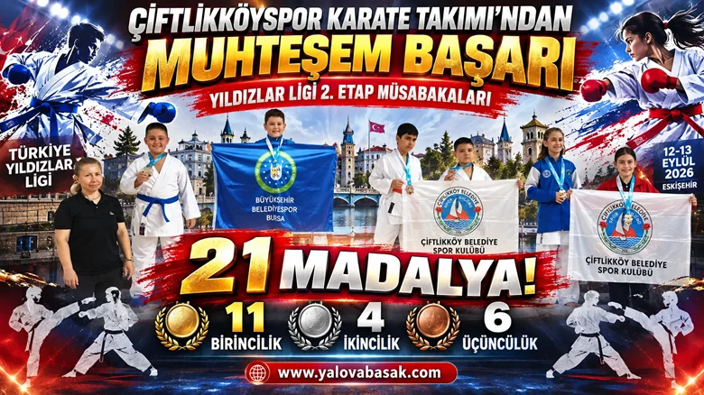 Çiftlikköyspor Karate Takımı’ndan Muhteşem Başarı: 21 Madalya! 17 Çiftlikköyspor Karate Takımı’ndan Muhteşem Başarı: 21 Madalya!