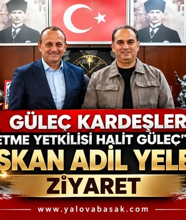 Güleç Kardeşler İşletme Yetkilisi Halit Güleç’ten Başkan Adil Yele’ye Ziyaret 2 Güleç Kardeşler İşletme Yetkilisi Halit Güleç’ten Başkan Adil Yele’ye Ziyaret