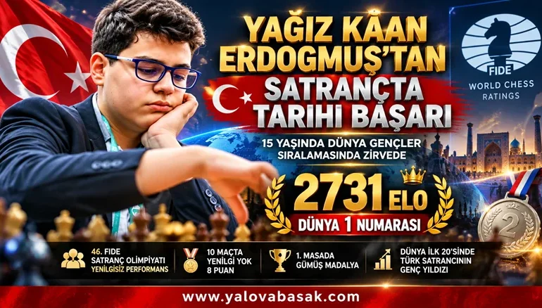 Yağız Kaan Erdoğmuş’tan Satrançta Tarihi Başarı 1 Yağız Kaan Erdoğmuş’tan Satrançta Tarihi Başarı