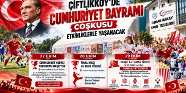 ÇİFTLİKKÖY’DE CUMHURİYET BAYRAMI COŞKUSU ETKİNLİKLERLE YAŞANACAK