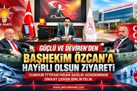 Güçlü ve Deviren’den Başhekim Özcan’a Hayırlı Olsun Ziyareti: