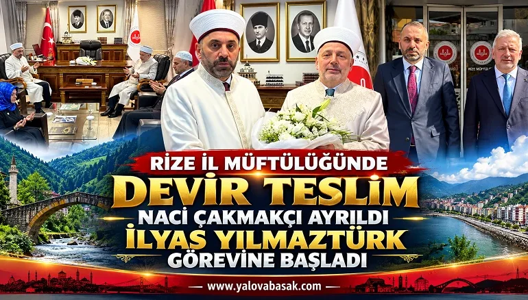 Rize İl Müftülüğünde Devir Teslim: İlyas Yılmaztürk Görevine Başladı 1 Rize İl Müftülüğünde Devir Teslim: İlyas Yılmaztürk Görevine Başladı