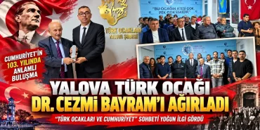Yalova Türk Ocağı’nda Cumhuriyet’in 103. Yılına Özel Anlamlı Buluşma: Dr. Cezmi Bayram Konuk Oldu 11 Yalova Türk Ocağı’nda Cumhuriyet’in 103. Yılına Özel Anlamlı Buluşma: Dr. Cezmi Bayram Konuk Oldu