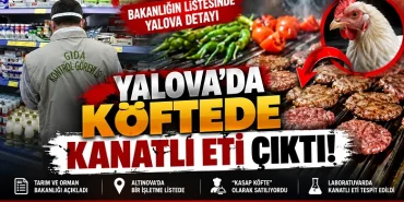 Yalova’da Kasap Köftede Kanatlı Eti Tespit Edildi! Bakanlığın Taklit ve Tağşiş Listesine Girdi 10 Yalova’da Kasap Köftede Kanatlı Eti Tespit Edildi! Bakanlığın Taklit ve Tağşiş Listesine Girdi