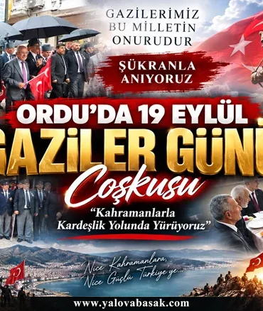 Ordu’da 19 Eylül Gaziler Günü Coşkusu: Kahramanlarla Kardeşlik Yolunda Yürüdüler 2 Ordu’da 19 Eylül Gaziler Günü Coşkusu: Kahramanlarla Kardeşlik Yolunda Yürüdüler