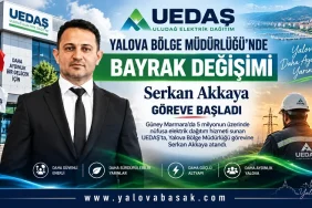 UEDAŞ Yalova Bölge Müdürlüğü’nde Bayrak Değişimi: Serkan Akkaya Göreve Başladı