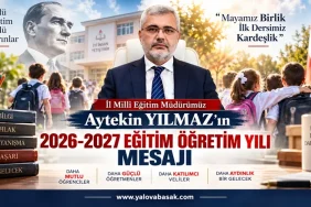 Aytekin Yılmaz’dan 2026-2027 Eğitim Öğretim Yılı Mesajı: “Mayamız Birlik, İlk Dersimiz Kardeşlik” 4 Aytekin Yılmaz’dan 2026-2027 Eğitim Öğretim Yılı Mesajı: “Mayamız Birlik, İlk Dersimiz Kardeşlik”