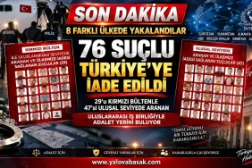 8 Ülkede Yakalandılar: 29’u Kırmızı Bültenle Aranan 76 Suçlu Türkiye’ye İade Edildi