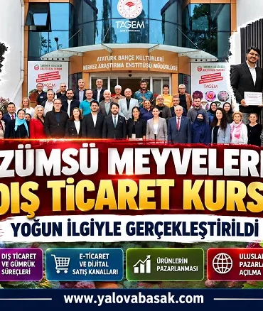Üzümsü Meyvelerde Dış Ticaret Kursu Yoğun İlgiyle Gerçekleştirildi