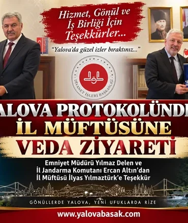Yalova Protokolünden İl Müftüsü İlyas Yılmaztürk’e Veda Ziyareti 7 Yalova Protokolünden İl Müftüsü İlyas Yılmaztürk’e Veda Ziyareti