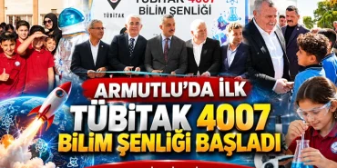 Armutlu’da İlk TÜBİTAK 4007 Bilim Şenliği Kapılarını Açtı
