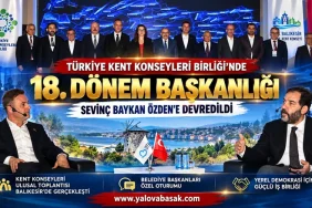 Türkiye Kent Konseyleri Birliği’nde 18. Dönem Başkanlığı Sevinç Baykan Özden’e Devredildi 8 Türkiye Kent Konseyleri Birliği’nde 18. Dönem Başkanlığı Sevinç Baykan Özden’e Devredildi