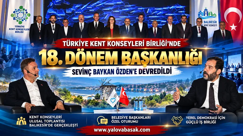 Türkiye Kent Konseyleri Birliği’nde 18. Dönem Başkanlığı Sevinç Baykan Özden’e Devredildi