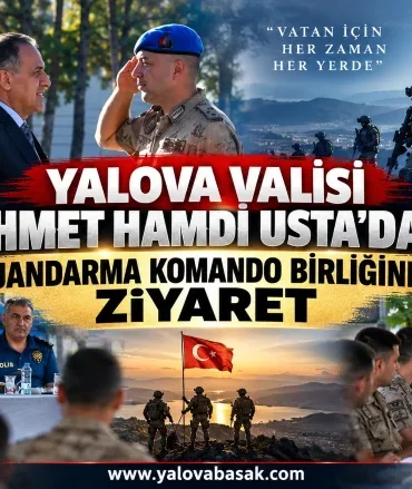 Yalova Valisi Ahmet Hamdi Usta’dan Jandarma Komando Birliğine Ziyaret 3 Yalova Valisi Ahmet Hamdi Usta’dan Jandarma Komando Birliğine Ziyaret