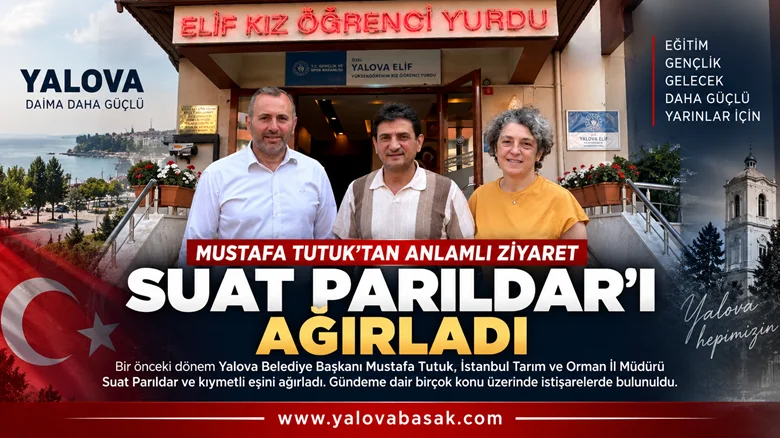 Mustafa Tutuk, İstanbul Tarım ve Orman İl Müdürü Suat Parıldar’ı Ağırladı