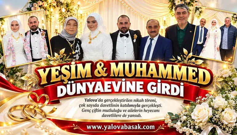 Yeşim Şahin ve Muhammed Kutluay Dünyaevine Girdi 1 Yeşim Şahin ve Muhammed Kutluay Dünyaevine Girdi