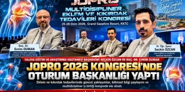 Yalova Eğitim ve Araştırma Hastanesi Başhekimi Seçkin Özcan, JOPRO 2026 Kongresi’nde Oturum Başkanlığı Yaptı