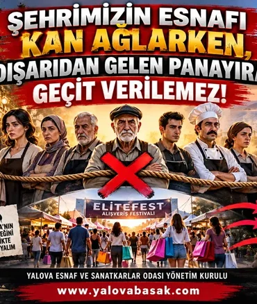 Yalova Esnafından ELITEFEST Tepkisi: “Yerel Esnaf Zor Durumdayken Dışarıdan Gelen Panayıra Geçit Verilemez” 7 Yalova Esnafından ELITEFEST Tepkisi: “Yerel Esnaf Zor Durumdayken Dışarıdan Gelen Panayıra Geçit Verilemez”
